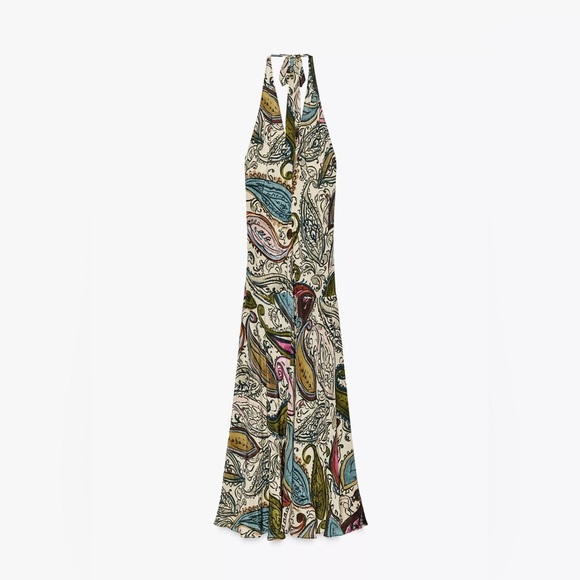 🔥🔥Zara ZW collection printed halter dress - Picture 11 of 12